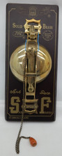 1994 San Francisco Brass Cable Car Bell Art Deco Wall Hang Tf