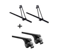 2XfahrradträGer Orion+DachträGer Quick Stahl L FüR FüR Renault Grand Scenic Ab17