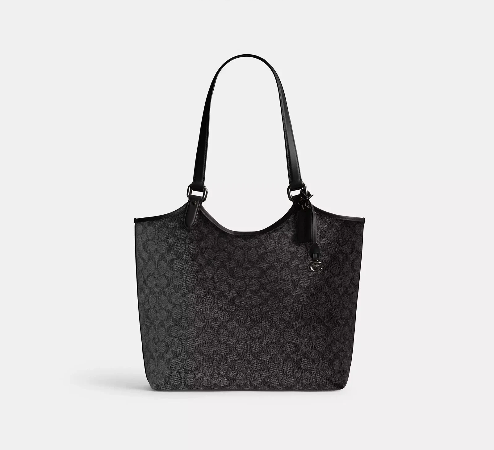 Coach Day CX201 borsa tote donna nera logo tela tracolla borsetta JDM1665