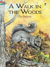 A Walk in the Woods (Dover Nature Coloring Book) - Paperback - GOOD