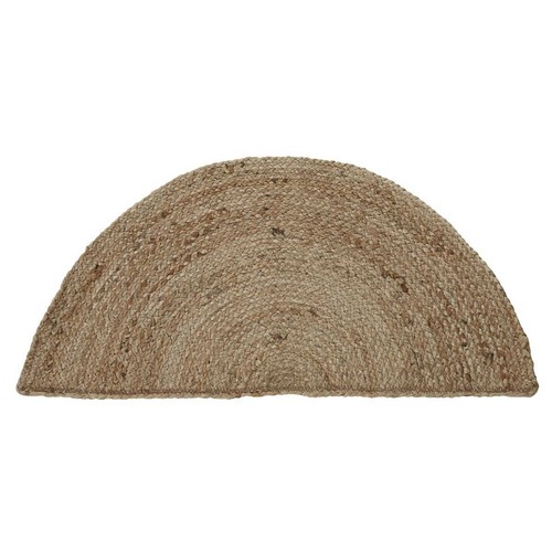 Natural Jute Rug Country Cabin Lodge Rustic Half Circle or 20x30 Oval With Pad - Picture 7 of 9