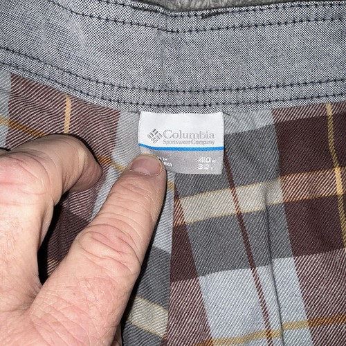 Pantalone chino uomo Columbia foderato in flanella invernale escursionismo marrone taglia 40x32 - Foto 5 di 12