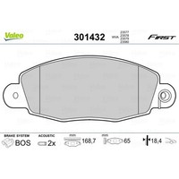 Valeo BremsbeläGe Bremsbelegsatz Vorne System Bosch FüR Ford Transit