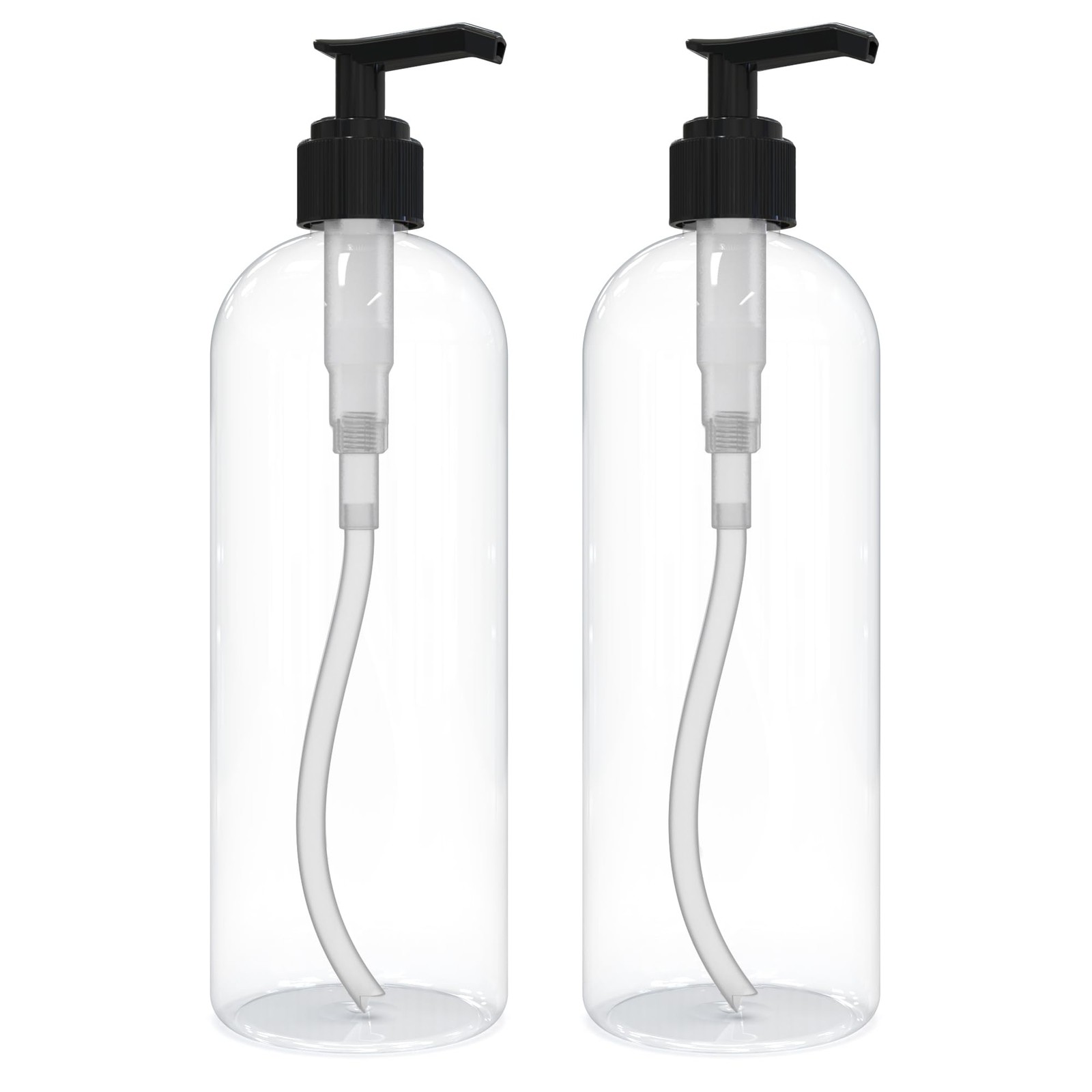 BRIGHTFROM Empty Lotion Pump Bottles, 16 OZ BPA-Free Refilla