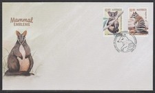 AUSTRALIA 2026 STATE MAMMAL EMBLEMS  MINISHEET  [part 2] - P&S pair Used on FDC