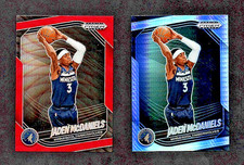 Jaden McDaniels - Minnesota Timberwolves - 2024 Panini Prizm - (2) PRIZM SP LOT