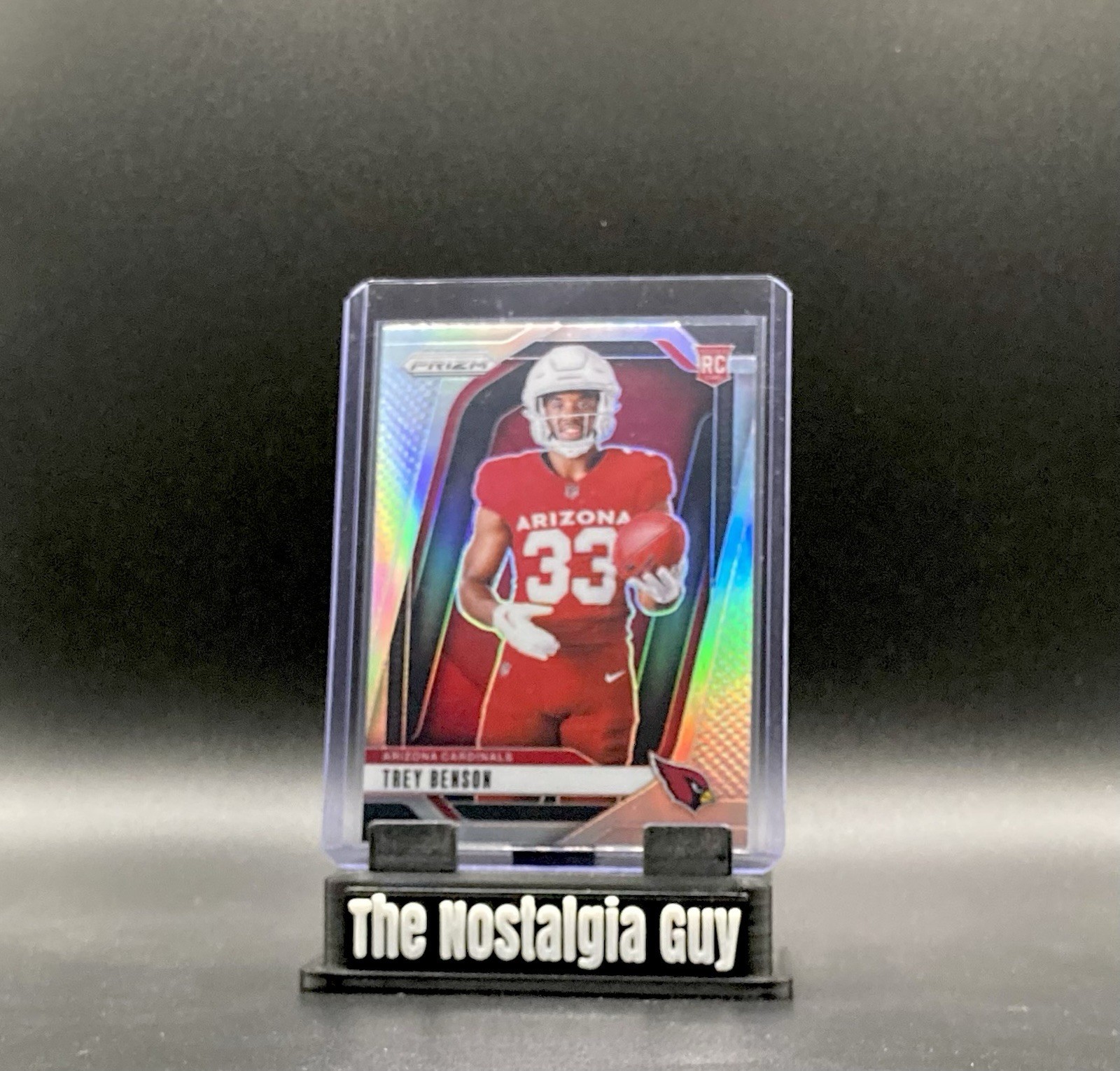 Trey Benson 2024 Panini Prizm Rookie Variation Silver #38 RC