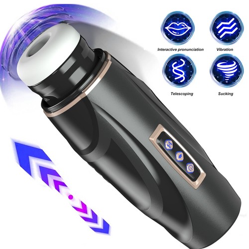 Automatic Male Masturbaters HandsFree Telescopic Cup Stroker Sex Toy for Men UK - Picture 6 of 11