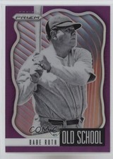 2021 Panini Prizm Old School Purple Prizm Babe Ruth #OS-1 HOF 13i1