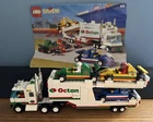 LEGO 6335 Octan Indy Transport Truck with 3 Cars and 4 Minifigs Completely Built