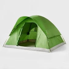Embark Dome Tent 6-Person Heavy Duty Green Family Water Resistant  Camping