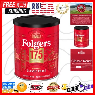 Classic Medium Roast Ground Coffee, 10.3 Oz 175th Anniversary Limited Edition...