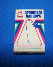 Vintage Christmas Ornament Hooks Hangers Orig. 29 Cents unsure of how many