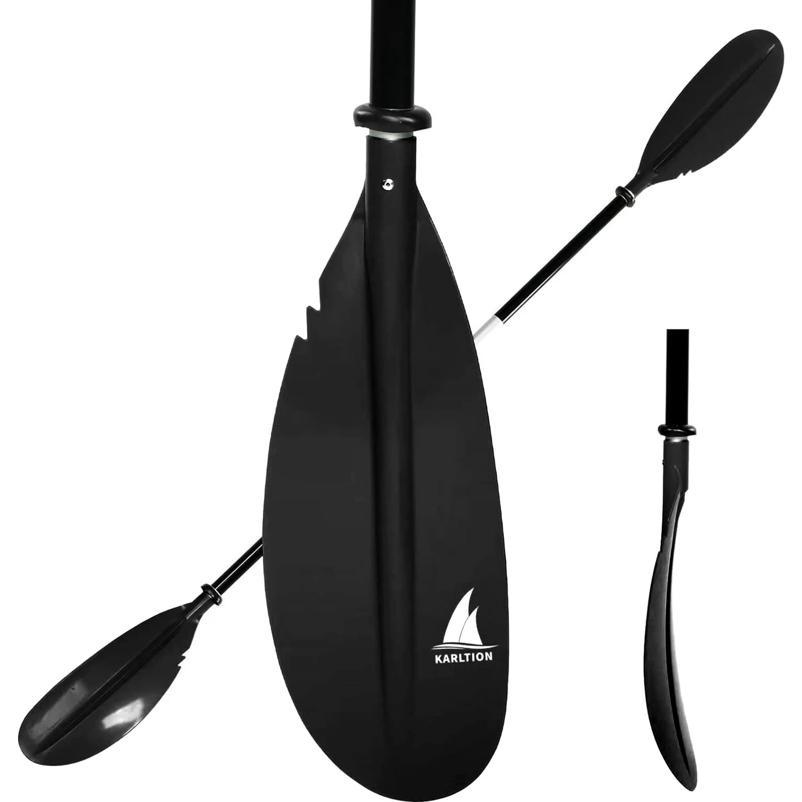 Paddle - Adjustable 2 Pieces Aluminum Alloy Shaft With Glass