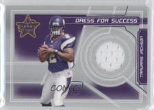2006 Leaf Rookies & Stars Dress For Success Jerseys 47/100 Tarvaris Jackson 1j2