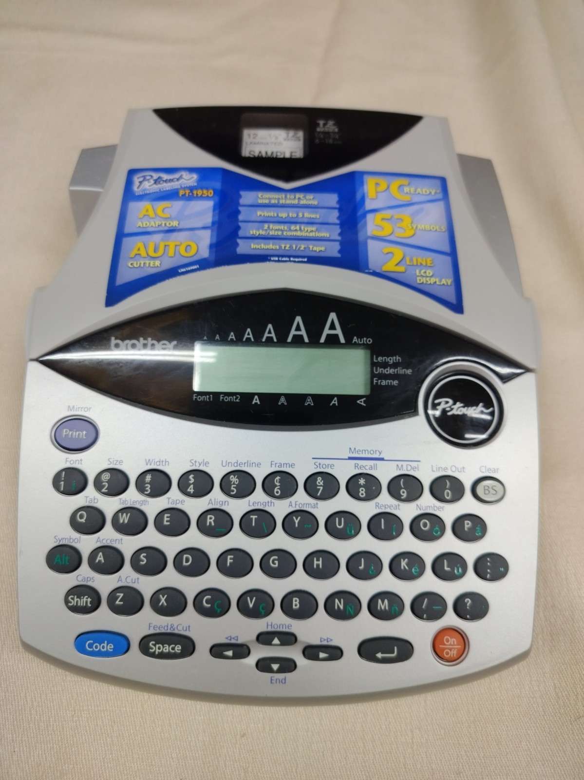 Brother P-Touch PT-1960 PC Ready Label Maker