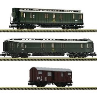 Fleischmann 6660168 N 3Er Set Postzug, Db, Ep. III N + Neu