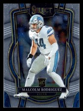 2022 Panini Select - Club Level Malcolm Rodriguez #268 RC Rookie Detriot Lions