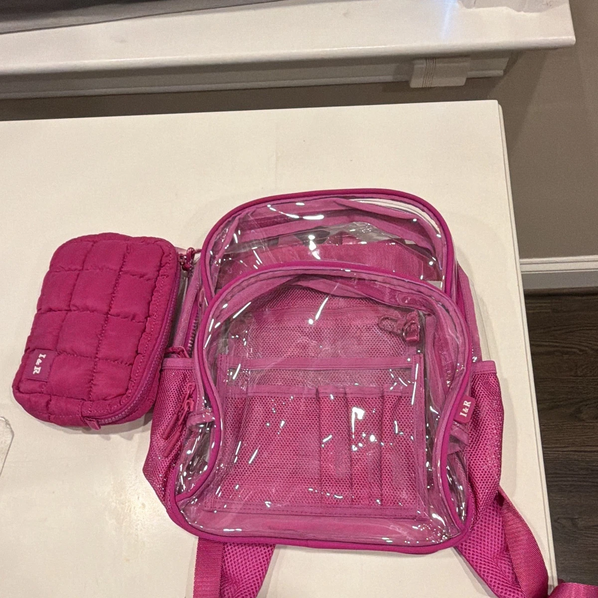 beige backpack north face White & Cream Colored Backpacks