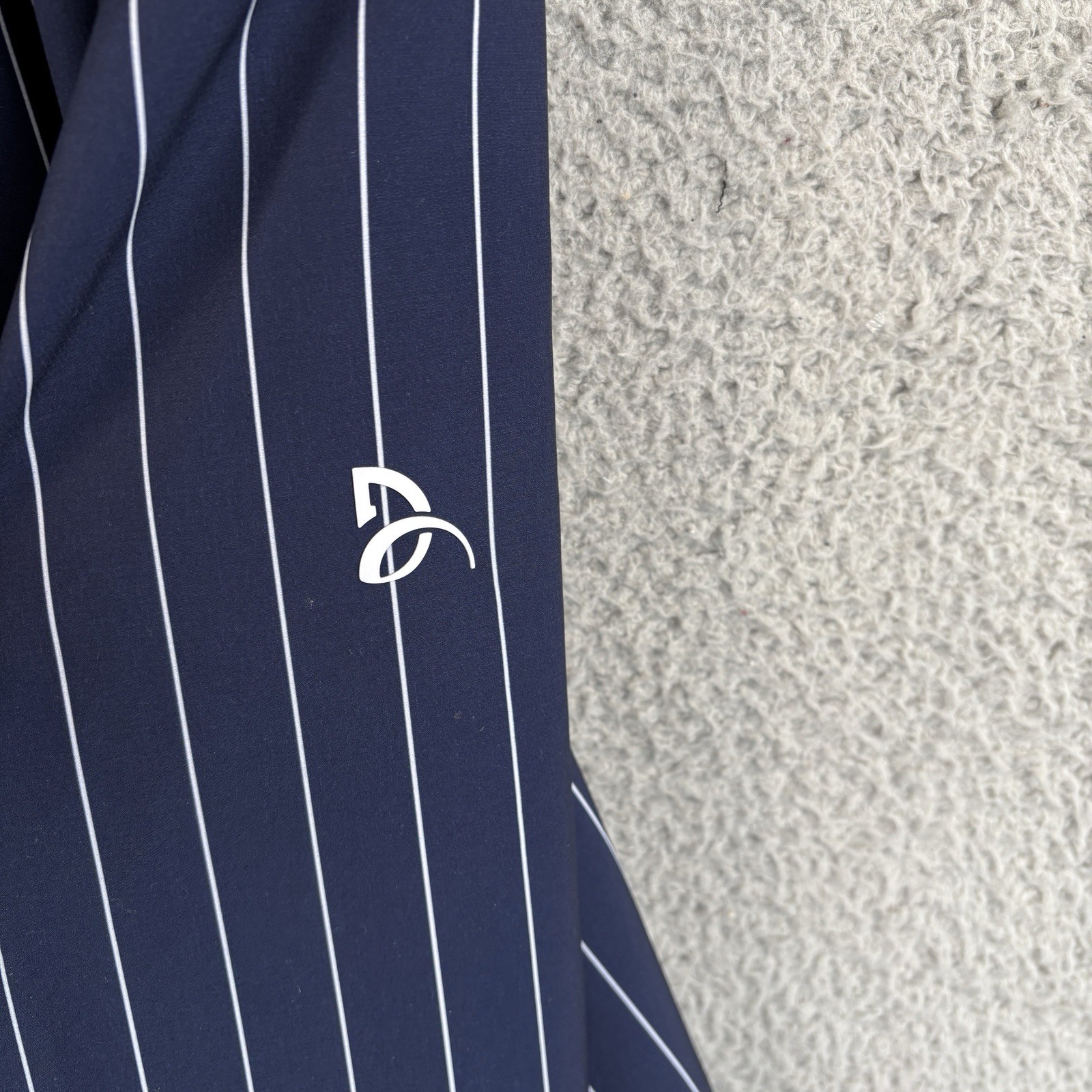 Novak Djokovic Lacoste Sport Full Zip Jacket Mens L/XL Navy Pinstripe Tennis thumbnail 4