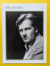 JOEL MCCREA / Filmstar - Sammelkarte