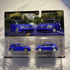 Hot Wheels - 2 Pack -  04 Volkswagen Golf R32 - Volkswagen Golf Mk7