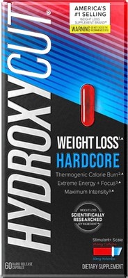 Hydroxycut Hardcore Weight Loss and Energy Supplement - 60 capsules