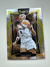 2025 Panini Select WNBA Angel Reese Silver Prizm Concourse #94 Chicago Sky