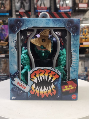 Mattel 2024 Street Sharks 30th Anniversary Wave 1 Slash Figure New