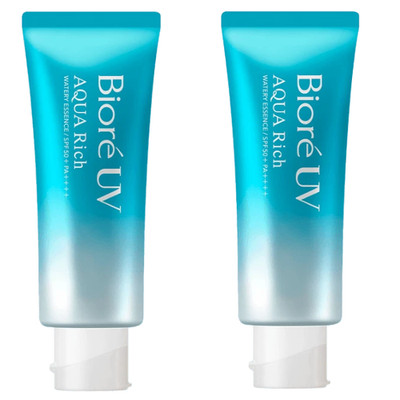 KAO Biore UV Aqua Rich Watery Essence 2 Pack Sunscreen SPF50+/PA++++ 70g