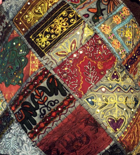 24" BANJARA OTTOMAN STOOL FURNITURE BENCH POUF POUFFE PILLOW COVER GIFT FOR HER - Picture 10 of 12