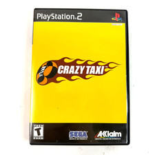 Crazy Taxi Sony Playstation 2 PS2 Video Game 2001 Complete with Manual Teen