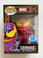 Funko Pop Marvel Black Light Carnage Figurine (678) for sale