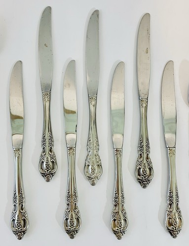 19-teiliges Set Vintage Oneida Renoir Pembrooke USA Besteck Edelstahl Silberbesteck - Bild 4 von 8
