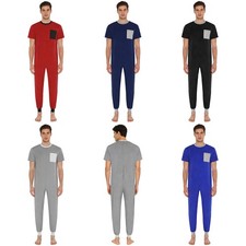 Unisex Sleepwear Nursing Jumpsuit Crew Neck Rompers Adaptive Loungewear Pyjamas