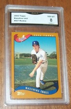 GMA Graded 2002 Topps Los Angeles Dodgers Kazuhisa Ishii Rookie Card. rookie card picture