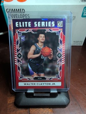 2025 Panini Donruss Elite Series Red Cubic 046/199 Walter Clayton Jr. #9 Jazz