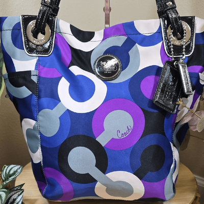 Coach Alex Op Art Multi-print Tote | eBay