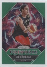 2021 Panini Prizm WNBA Fireworks Green Prizm Liz Cambage #11 0b3