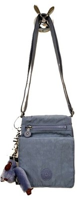 Kipling NWELDORADO Blue Slate Nylon Crossbody Bag + Monkey Key Chain NWT
