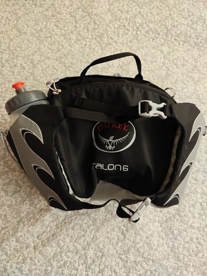 Osprey Talon 6  Fanny Pack AirScape Black Hydration One Bottle Included 