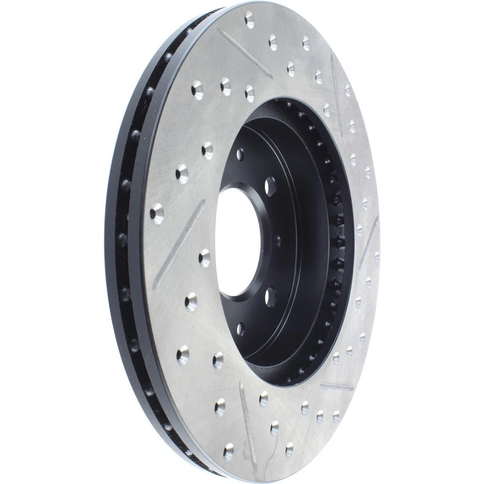 StopTech 127.40021R Front Right Drilled Disc Brake Rotor for 90-01 Acura Integra - Image 4 of 4