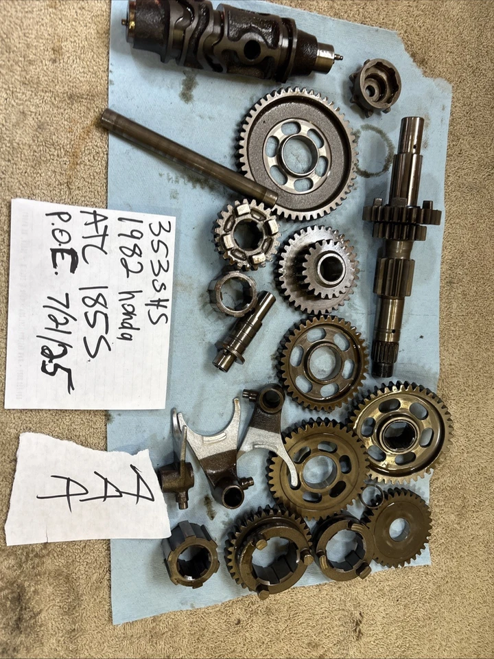 Honda Trx 250 1985 transmisión engranajes guts 353 Foto 2 de 4