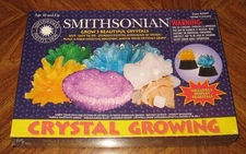 Smithsonian Crystal Growing Kit Earth Science Grows Crystals Kid Gift Sealed NEW