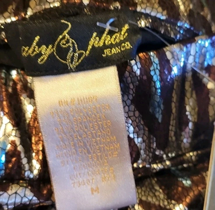 Leggings Baby Phat Brillantes Estampado Animal Foto 3 de 3