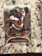 2011 BOWMAN STERLING NFL ROOKIE CARD ARIZONA CARDINALS ADRIAN CLAYBOURN #43