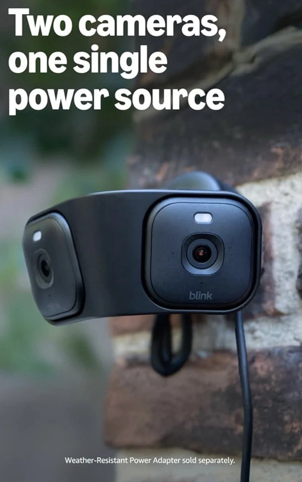 Nuevo 2025 Blink Arc 2K+ Plug-in 180° Visión Panorámica con 2 x Mini 2K+ Cámaras Foto 3 de 4