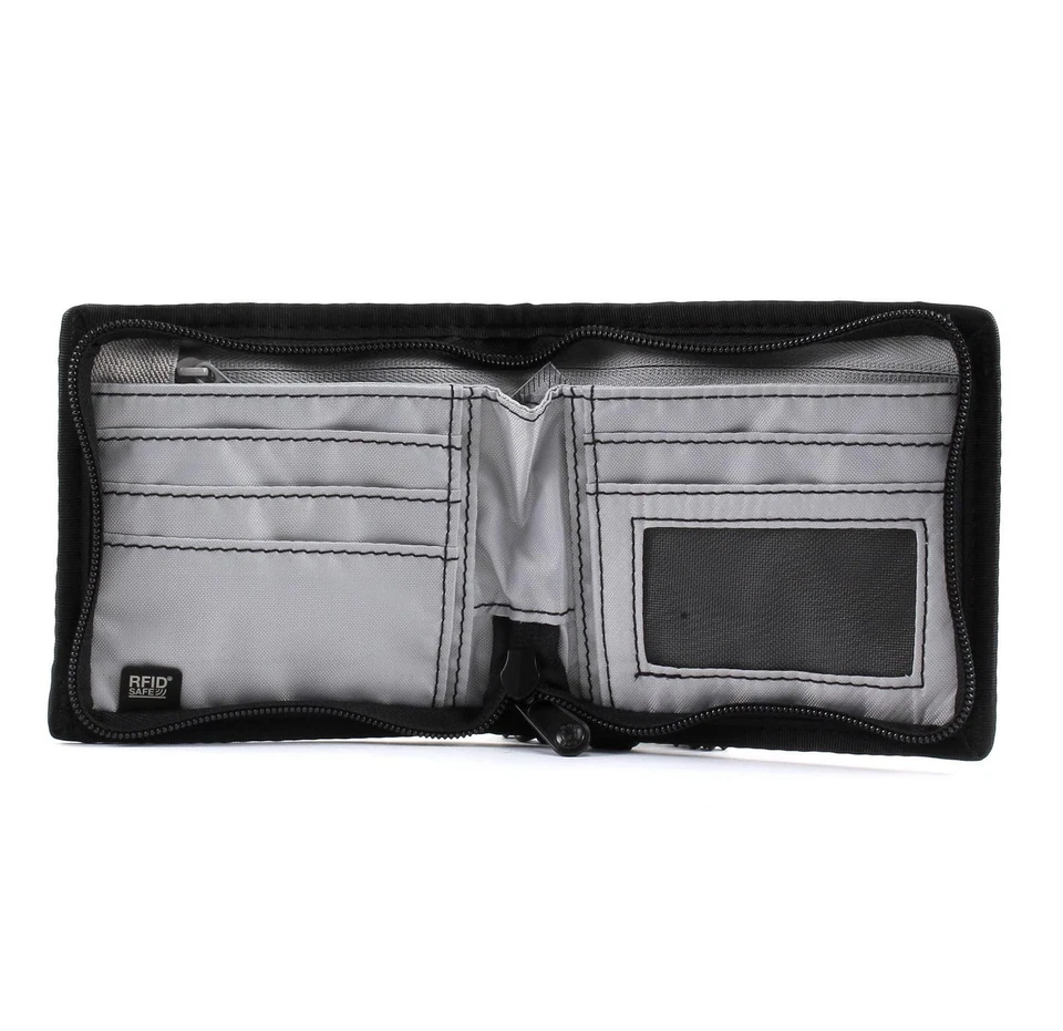 Rfidsafe Z100 Rfid Blocking Bi-fold Black Travel Wallet, Black - Image 2 of 3