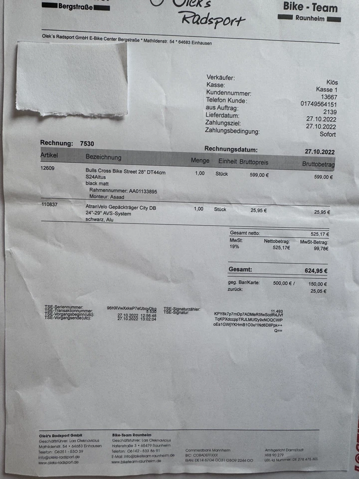 Bulls Cross Bike 28" DT44cm - Bild 4 von 4