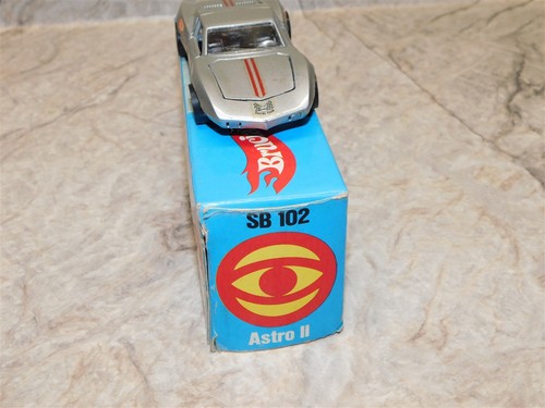 Vintage Mebetoys Hotwheels Sputafuoco Gran Toros Chevy Astro II Toy Car IN BOX - Picture 2 of 6